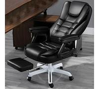 GIZNXBA Chaise De Bureau Confortable, Fauteuil De Bureau Ergonomique, Fauteuil D'ordinateur avec Bras Et Appui-tête Réglables, Chaise De Travail avec Support Lombaire (Color : /Black A)