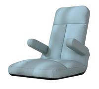 GIZNXBA Fauteuil Sol Pliable Réglable en 5 Positions Chaise De Sol Pliante avec Accoudoirs Fauteuil Inclinable Pliable avec Dossier Et Coussin pour Lire Ou Méditer(Groen)