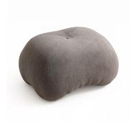 GIZNXBA Petit Ottoman Pouf Rembourré pour Le Salon Repose-Pieds Tabourets Bas pour Canapé Petite Chaise De Coiffeuse pour Chambre, Entrée, Camping, Pique-Nique, Bureau(Grey)