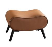GIZNXBA Rectangulaire Pouf Ottoman Cuir pour Canapé Tabouret Rembourré pour Salon Petit Pouf en Cuir pour Coiffeuse, Chambre À Coucher, Entrée Ou Petit Espace(Bruin,B)