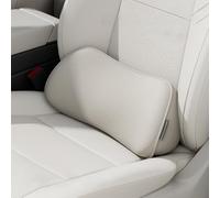 GJBHN Coussin Lombaire Voiture pour Mobilize Duo 2025 Respirant Oreiller de Soutien Lombaire Mousse à Mémoire de Forme Coussin Dos Voiture,Four Seasons Model-Beige