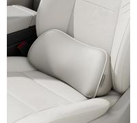 GJBHN Coussin Lombaire Voiture pour Mobilize Duo 2025 Respirant Oreiller de Soutien Lombaire Mousse à Mémoire de Forme Coussin Dos Voiture,Punching Model-Beige