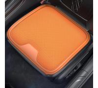GJBHN Coussin Siege Voiture pour Mobilize Duo 2025 Coussin Siège Auto en Mousse à Mémoire Coussin de Chaise Coussin de Siège Conducteur,Orange-45 * 45cm