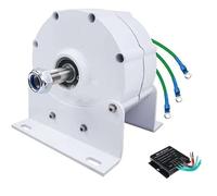 GJBMXSM Alternateur électrique Triphasé,4000W-8000W, Générateur Moteur électrique à Aimant Permanent sans Engrenage, Coque en Alliage D'aluminium,pour éolienne Horizontale Verticale 12V-4000W