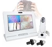 GJBMXSM Analyseur De Cheveux De Diagnostic De Peau, éboulis LCD 11Pouces, Détecteur De Peau Numérique, Testeur D'humidité, Analyseur De Peau De Cheveux