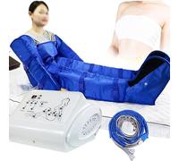 GJBMXSM Appareil Massage Drainage Lymphatique par Pressothérapie à Domicile, Masseur Musculaire Airpress pour Bras, Jambes, Fessiers Et Abdomen, 4 Programmes Et 3 Intensités