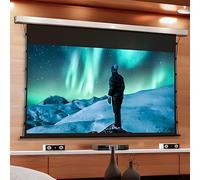 GJBMXSM écran De Projection 60", 72", 84",HD 16:9/4:3 Ecran Videoprojecteur Motorisé avec Télécommande,Toile Retroprojecteur Enroulable pour Bureau,Home Cinéma,Portable pour Réunion 84inch(4:3)