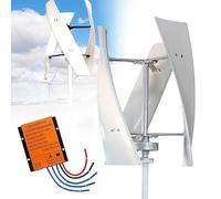 GJBMXSM Générateur de Vent 2000W/5000W 12 V 24 V 48 V Générateur Turbine éolienne Verticale éoliennes Kit Complet éolienne à Lévitation Magnétique pour éolienne Hybride Solaire,5000W-12V