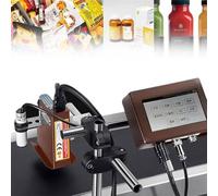 GJBMXSM Imprimante à Jet d'encre Industrielle, Machine De Codage à Jet d'encre, Machine De Codage De Date, Machine De Codage en Ligne pour Code De Lot QR Date Numéro Logo,12.7mm