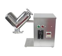 GJBMXSM Mini Mélangeur De Poudre Sèche Vh2, Mélangeur De Poudre De Type V, Vitesse De Mélange Réglable 24 TR/Min, Capacité De Cuve De Laboratoire 2 L, Homogénéité 99%