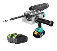 GJBMXSM Outil D'enfilage De Fil Professionnel sans Fil, Moteur sans Balais 21 V 5,0 Ah, Ligne De Plomb 30 M, Machine D'enfilage De Câbles électriques pour Faire Passer des Fils à Travers Les Murs