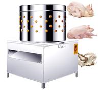 GJBMXSM Plumeuse de caille, plumeuse de Poulet, plumeuse de volaille, Machine à plumer Le Poulet en Acier Inoxydable, Machine à plumer électrique, Machine à plumer pour Oiseaux Canards Dindes,30L