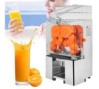 GJBMXSM Presse-Agrumes en Acier Inoxydable Electriques Commercial,Machine Jus d'orange Automatique,Très Silencieux,Puissant pour Beaucoup Plus De Jus,Orange Limon Citron Pamplemousse