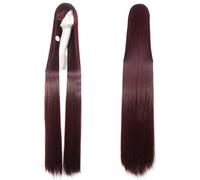 GJBXP 150 cm Super Longue Raide Perruque Noir Blonde Blanc Bleu Rouge Blonde Anime Cosplay Perruques Pour Femmes Halloween Costume Synthétique Cheveux brown03