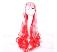 GJBXP 26 pouces Mode Pas Cher Longue Ondulée Couleur Femme Perruques Anime Cosplay Halloween Lolita Bleu Pourpre Vert Ombre Perruque Avec Bangs 02