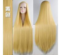 GJBXP Biamoxer 100Cm Longue Perruques Classique Haute Température Fibre Synthétique Perruques Costume Cosplay Perruques Cosplay Visage Partie Des Cheveux 20 Couleur 6