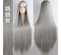 GJBXP Biamoxer 100Cm Longue Perruques Classique Haute Température Fibre Synthétique Perruques Costume Cosplay Perruques Cosplay Visage Partie Des Cheveux 20 Couleur 11