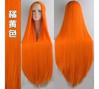 GJBXP Biamoxer 100Cm Longue Perruques Classique Haute Température Fibre Synthétique Perruques Costume Cosplay Perruques Cosplay Visage Partie Des Cheveux 20 Couleur 8