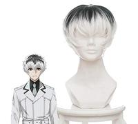 GJBXP Biamoxer Tokyo Ghoul Re Yonebayashi Saiko Perruques Cosplay Kaneki Ken Costume Perruque Noir Bleu Cheveux Vert Pour La Fête De L'Halloween 1