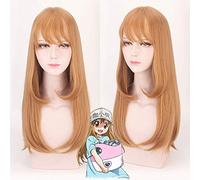 GJBXP cellules au travail perruque cosplay cheveux synthétiques costume d'Halloween sang rouge Hataraku Saibou plaquettes leucocytes érythrocytes leucocytes blonds