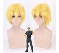 GJBXP cellules au travail perruque cosplay cheveux synthétiques costumes d'Halloween sang rouge Hataraku Saibou plaquettes leucocytes érythrocyte partie perruques jaune