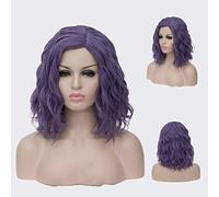 GJBXP Court Bob Ondulé Bouclés Perruque Rose Ombre Perruques pour Filles Résistant À La Chaleur Fibre Synthétique Harajuku Cosplay Cheveux 14 pouces et 21 Couleurs Om-824