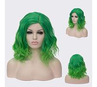 GJBXP Court Bob Ondulé Bouclés Perruque Rose Ombre Perruques pour Filles Résistant À La Chaleur Fibre Synthétique Harajuku Cosplay Cheveux 14 pouces et 21 Couleurs Om-838