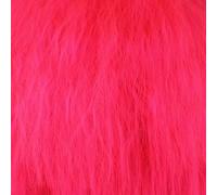 GJBXP Fluffy Rouge Rose Blanc Orange Vert Blonde Brun Perruque Frisée Synthétique Cheveux Anime Cosplay Halloween Costume Parti Perruques Pour Les Femmes rose foncé
