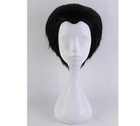 GJBXP Yuri On Ice Katsuki Yuri Court Perruque Cosplay Noire Hommes Résistant À La Chaleur Synthétique Anime Synthétique Cheveux Slicked Dos Costume Perruques + Chapeau De Perruque Perruque Noire 2