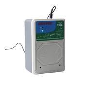 GJCrafts Alimentation électrique 2 en 1 CA/CC, électrificateur de clôture électrique pour 10 km empêchant l'intrusion d'animaux sauvages, couverture étendue,sortie 13KV 2-3 joules, entrée 12 V