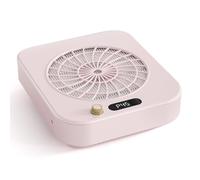 GJCrafts Collecteur de Poussière pour Ongles, Machine d'Aspiration Professionnelle, Outil de Manucure avec Filtre Anti-déversement (Rose)