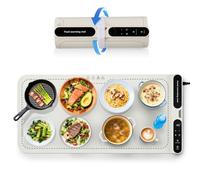 GJCrafts Coussin chauffant pour tapis chauffant, chauffage rapide 10 s, minuterie 7 heures, plateau chauffant électrique en silicone pour plan de travail, facile à nettoyer, barbecue, pour barbecue