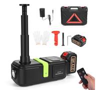 GJCrafts Cric électrique 21 V, 5 tonnes, Batterie 4000 mAh, témoin Lumineux et Voyant LED, Hauteur de Levage 150-540 mm, Convient aux Voitures, SUV, berlines, monospaces, camions et aux réparations