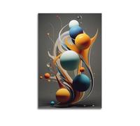 GJDYMX Poster décoratif sur toile simple en trois dimensions pour décoration d'intérieur - Décoration murale moderne pour chambre à coucher - 20 x 30 cm