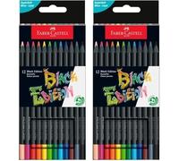 Gjfty-116412 - Crayons De Couleur Blackwood, Black Edition, Étui De 12 Pièces (Lot De 2)