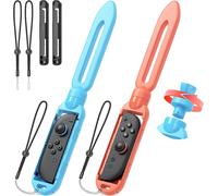 Gjfty-2 Pack [Switch 2/1/Oled] Epée/Golf/Tennis Accessoires Pour Nintendo Switch 2(2025)/Switch 1/Oled Joycon Controller, Poignée Sword/Golf/Tennis Pour Nintendo Switch Jeu (Epée Poignée)