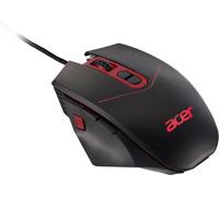 GJFTY-Acer Nitro Gaming Mouse, Souris Gaming Jusqu¿à 4200 DPI, 4 Niveaux DPI, 8 Boutons Fonctionnels, Éclairage LED, Poids 20 g (4x5 g), Souris USB, Noir/Rouge