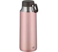 Gjfty-Alfi Bouteille Isotherme City Tea Bottle Rose 900 Ml Gourde En Acier Inoxydable 100% Étanche Même Au Carbone, 5547.284.090 Thermos Chaud 12 Heures, Froid Pendant 24 Heures, Bouteille De Thé San