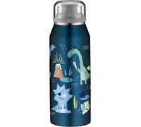 Gjfty-Alfi Kids Bottle 400 Ml, Dino Pirates, Gourde En Inox Pour Enfant, Parfaitement Étanche Avec Bouchon Vissé, Bouteille Légère Et Robuste, Pour Boisson Gazeuse