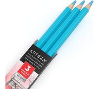 Gjfty-Crayons Aquarelle, Bois Dense, Robin Egg Blue A044, 1 Count (Pack Of 3), Set De 3 Pièces