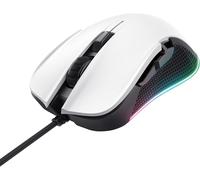GJFTY-GXT 922W Ybar Souris de Jeu, 200-7200 PPP, Éclairage RGB, 6 Boutons Programmables, Patins de Glissement, Câble Tressé 2.1 m, USB, pour PC, Portable, Ordinateur, Windows - Blanc
