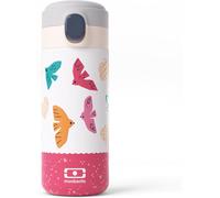 Gjfty-Monbento - Gourde Isotherme Enfant Pop Rose Birds - Bouteille Isotherme Pour Enfant 360 Ml - Isotherme Jusqu'à 12h Boissons Chaudes/Froides - Idéale Pour École/Randonnées - Sans Bpa - Oiseaux