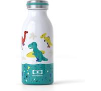 Gjfty-Monbento \U2013 Bouteille Isotherme Enfant Mb Cooly Bleu Dino - Gourde Enfant Inox Pour Ecole, Pique-Nique, Randonnées - Gourde Isotherme Enfant 350 Ml Boissons Chaudes/Froides - Sans Bpa - Din