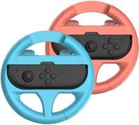 Gjfty-- - Pack De 2 Volants Pour Joycons Nintendo Switch Et Switch 2 - Compatible Avec Joy-Con Switch Et Switch 2 - Bleu Et Rouge