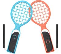 Gjfty-Raquette De Tennis Pour Nintendo Switch 2 Ma-Rio Tennis Aces Games Raquette Tennis Pour Manettes Joycon Pour Switch 2 2025/Switch 2017/ Switch Oled (Bleu Et Rouge)