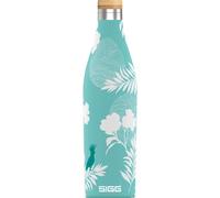 Gjfty-Sigg - Gourde Isotherme - Meridian - Étanche & Extra-Fine - Sans Bpa - Sans Plastique - Acier Inoxydable 18/8 - Double Paroi - Bouchon Bambou - 0,5l / 0,7l