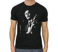 gjg Georges Brassens T-Shirt Chanteur Francais Cotton Guitare L