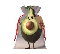 Gjgdbxdw Sacs cadeaux de Noël avec joli imprimé avocat de yoga, sac cadeau avec cordon de serrage pour ranger des bonbons et des collations pour les festivals Petit format