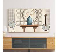 GJGHKLHL 22-75 pouces TV couverture anti-poussière écran protecteur for LCD LED intérieur chambre salon décoration tenture murale Television Dust Cover(B,22in)