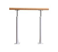 GJGHKLHL Barre de Ballet intérieure sur Pied en Bois Massif, Poteau Danse réglable, Studio à Domicile, bâton Vertical antidérapant for Enfants et Adultes, entraînement Fitness(White,1m)